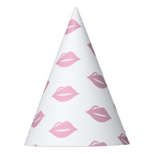Chapeaux De Fêtes Lèvres roses, anniversaire