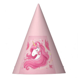 Chapeaux De Fêtes licorne rose