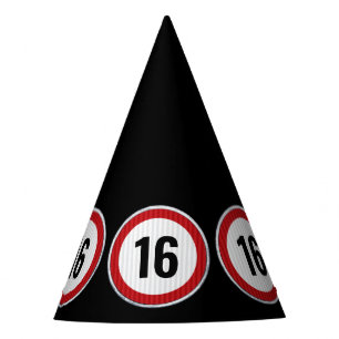 Chapeaux De Fêtes Limite de vitesse 16 ans
