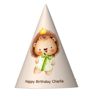 Chapeaux De Fêtes Lion bébé mignon avec cadeau, Anniversaire