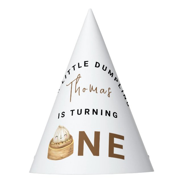 Chapeaux De Fêtes Little Chinese dumpling first Birthday Party (Devant)
