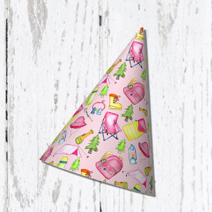 Chapeaux De Fêtes Little Girl One Happy Camper First Birthday Party