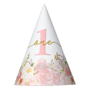 Chapeaux De Fêtes Little Miss ONEderful Rose Roses Premier anniversa