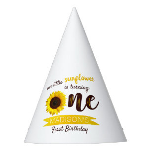 Chapeaux De Fêtes Little Sunflower 1er anniversaire
