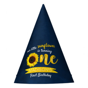 Chapeaux De Fêtes Little Sunflower 1er anniversaire