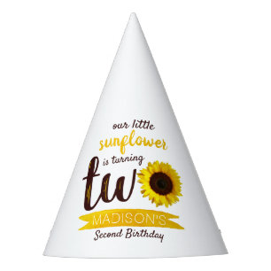 Chapeaux De Fêtes Little Sunflower 2e anniversaire