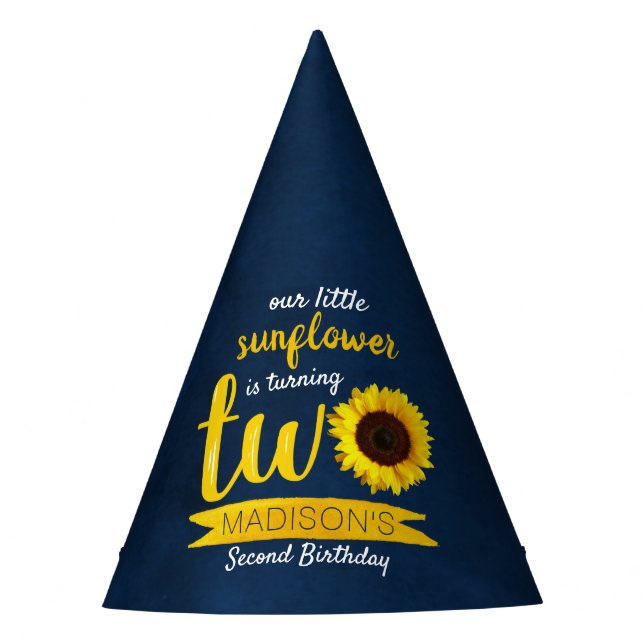 Chapeaux De Fêtes Little Sunflower 2e anniversaire (Devant)
