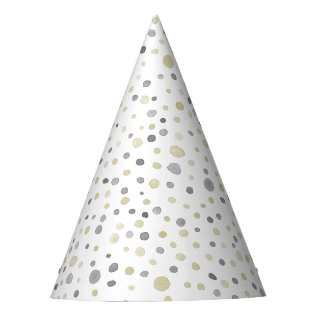 Chapeaux De Fêtes Lottie Confetti Aquarelle Points Casquette (Devant)