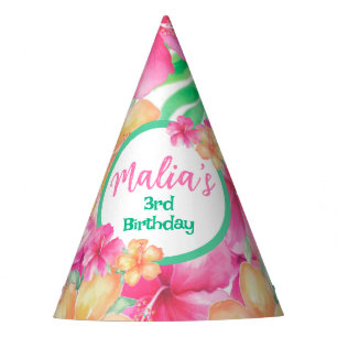 Chapeaux De Fêtes Luau 3e anniversaire
