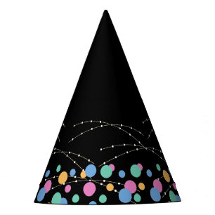 Chapeaux De Fêtes Luminosité et roulis noir basque d'anniversaire