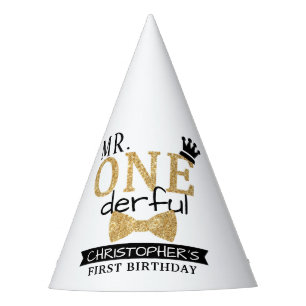 Chapeaux De Fêtes M. ONEderful 1st Birthday Party