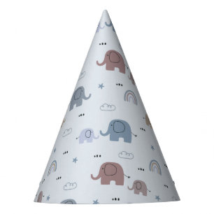 Chapeaux De Fêtes Maman & Baby Elephant Motif Casquette de fête