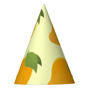 Chapeaux De Fêtes Mangue Jaune Amoureux des Fruits Tropicaux Caraïbe