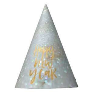 Chapeaux De Fêtes Marbre Parties scintillant moderne Happy New Year 