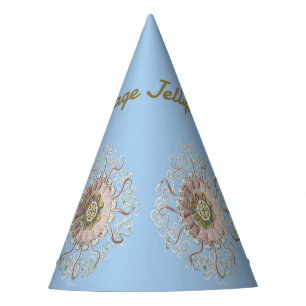 Chapeaux De Fêtes Méduse rose nautique d'Ernst Haeckel