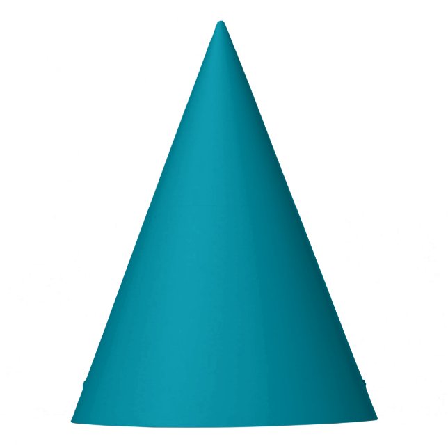 Chapeaux De Fêtes Mer de couleur vive turquoise (Devant)