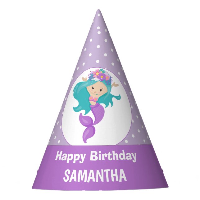 Chapeaux De Fêtes Mermaid Pearl Anniversaire (Devant)