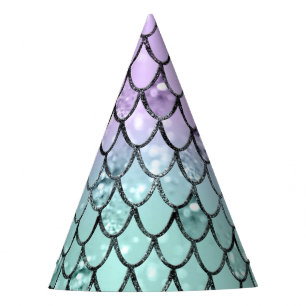 Chapeaux De Fêtes Mermaid Princess Parties scintillant Scales #2