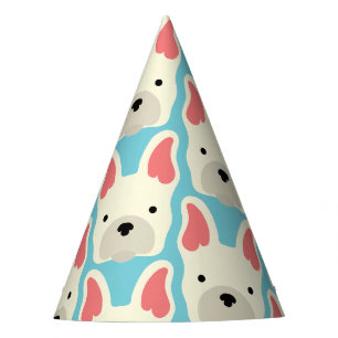 Chapeaux De Fêtes Mignonne Chien-taureau français.