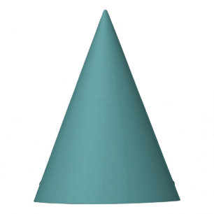Chapeaux De Fêtes Minimaliste Professionnel Moderne Plain Cadet Bleu