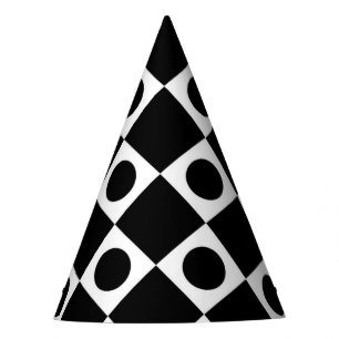 Chapeaux De Fêtes Mod Retro 60's Noir