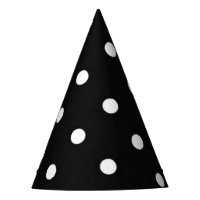 Mode noire et blanche de charme de pois