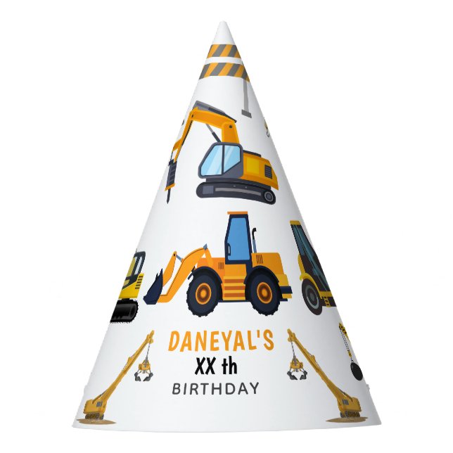 Chapeaux De Fêtes Modern Construction Simple Kid's Birthday (Devant)
