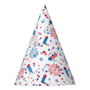 Chapeaux De Fêtes Moderne 4 juillet Motif 03