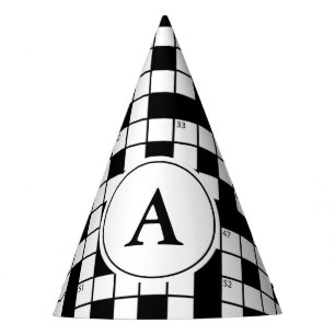 Chapeaux De Fêtes Monogramme de mots croisés