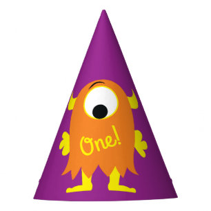 Chapeaux De Fêtes Monster Cute Anniversaire de enfant Party Thème