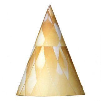 Chapeaux De Fêtes Mosaïque d'or : Effet de verre brillant.
