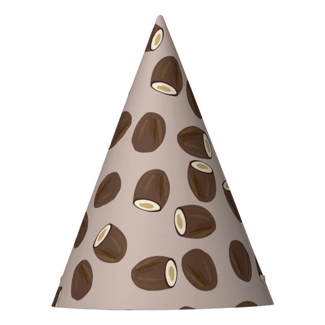 Chapeaux De Fêtes Motif à la noix de coco (Devant)