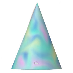 Chapeaux De Fêtes Motif Abstrait Blurred Pretty Pastel Swirls