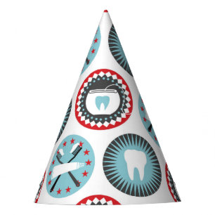 Chapeaux De Fêtes Motif audacieux d'art dentaire - hygiéniste