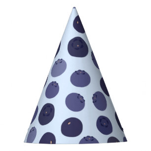 Chapeaux De Fêtes Motif Blueberry