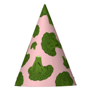 Chapeaux De Fêtes Motif Broccoli