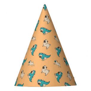 Chapeaux De Fêtes Motif Carlin, Chiens !