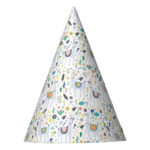 Chapeaux De Fêtes Motif d'alpaga de griffonnage