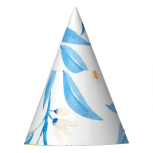 Chapeaux De Fêtes Motif de citrons d'aquarelle à main