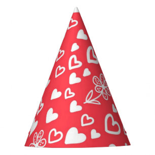 Chapeaux De Fêtes Motif de coeur