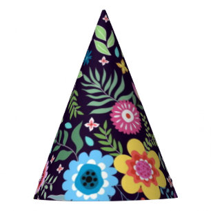 Chapeaux De Fêtes Motif de fleurs