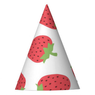 Chapeaux De Fêtes Motif de fraises