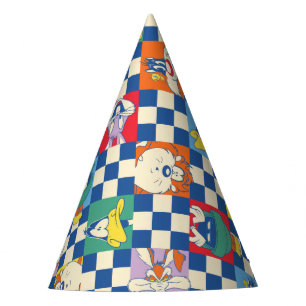 Chapeaux De Fêtes Motif de jeton couleur LOONEY TUNES™ Checker