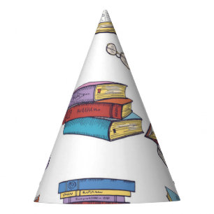 Chapeaux De Fêtes Motif de livre