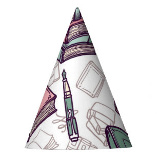 Chapeaux De Fêtes Motif de livre