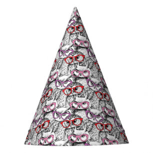 Chapeaux De Fêtes Motif de lunettes de hibou