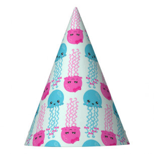 Chapeaux De Fêtes Motif de méduses, Mignonne méduse, Sea Animaux