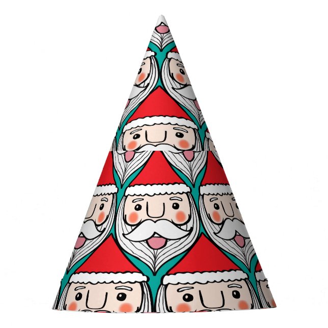 Chapeaux De Fêtes Motif de Noël du Père Noël (Devant)