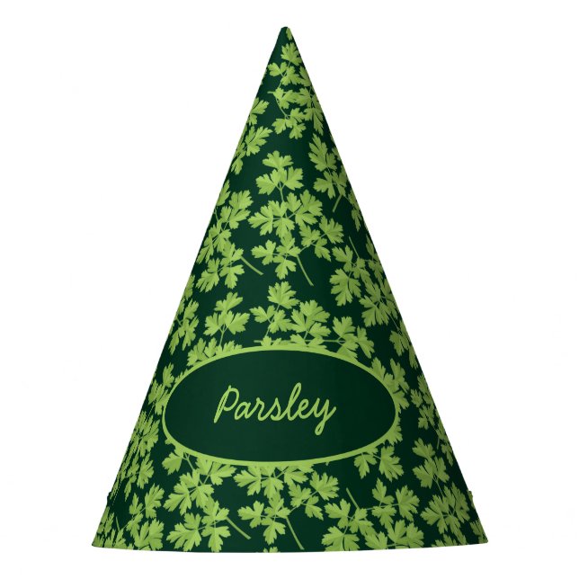 Chapeaux De Fêtes Motif de persil (Devant)