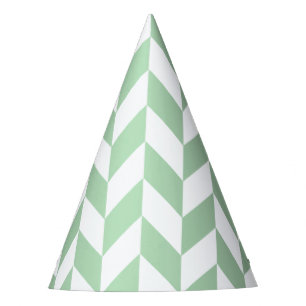 Chapeaux De Fêtes Motif de squelette vert à la menthe